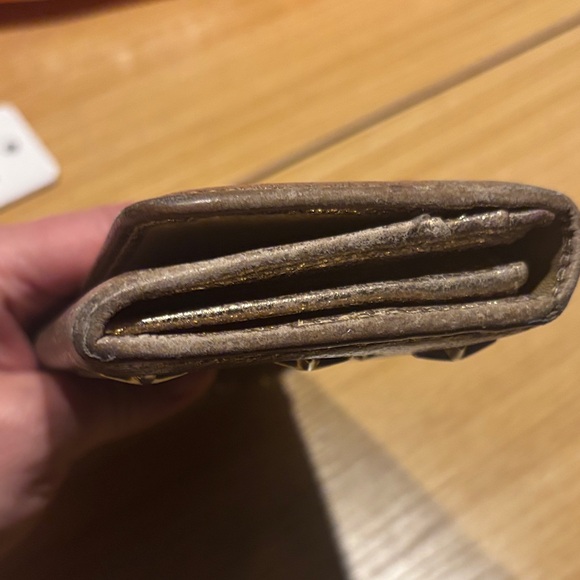 Jimmy Choo Metallic Star-Studded Wallet - Picture 17 of 17